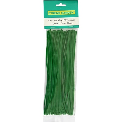 Vázací drátek PVC 0.4 x 3 x 200mm, balení 100ks, Strend Garden