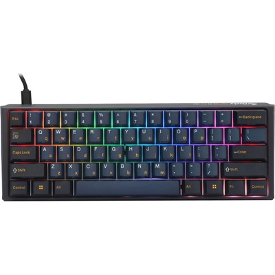 Професионална геймърска механична клавиатура Ducky One 3 Pro Mini Nazca Line, 8K, Cherry MX2A RGB Brown [Tactile] - DKON2361ST-CBUSPTCHNAZ001 (DKON2361ST-CBUSPTCHNAZ001)