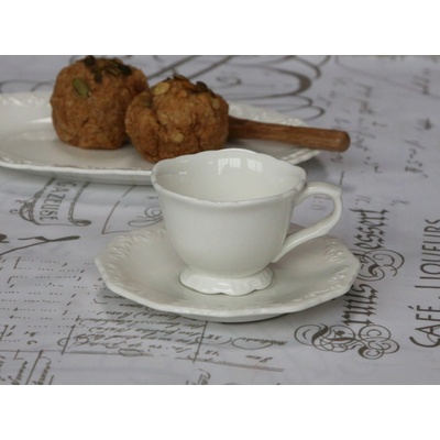 Chic Antique Porcelánový šálek s podšálkem Espresso Provence porcelán 100 ml