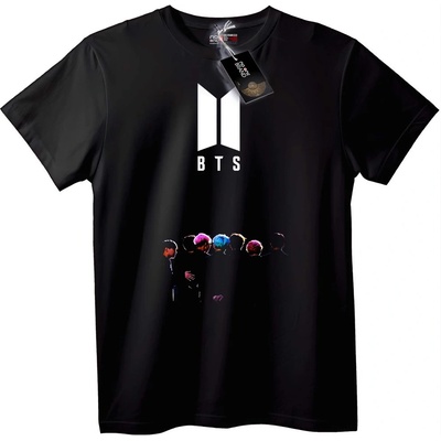 NOONEBRAND Тениска BTS лого с групова снимка - 2XL, White