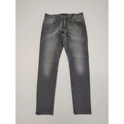 2Y PREMIUM Pánské šedé bavlněné džíny slim fit Šedé