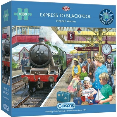 GIBSONS Express do Blackpoolu 1000 dílků