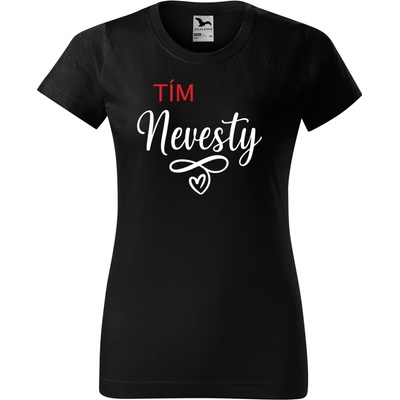 Handel Tričko Tím nevesty čierna