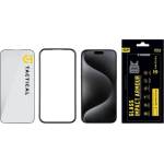 Tactical iPhone 15 Pro Max TACTICAL IMPACT ARMOUR GLASS 3D стъкло за защита на екрана, с антибактериално покритие + допълнителна рамка, ПРОЗРАЧНО 57983115939 (57983115939)