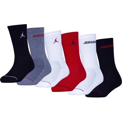 Air Jordan Чорапи Air Jordan Kids' Legend Crew Socks - Red/Black/White