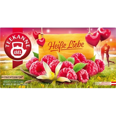 TEEKANNE Fruit Orchard Raspberry and Vanilla 20 dvoukomorových sáčků