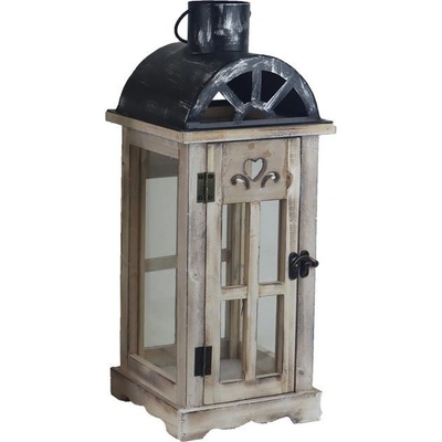 Dřevěná lucerna D7093/A – Zboží Dáma