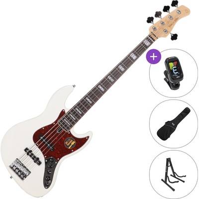 SIRE Marcus Miller V7 Alder-5 2nd Gen SET Antique White 5-струнна бас китара