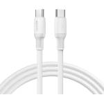 Sendem Кабел Sendem M77, USB - C към USB - C, 2m, 66W, Бял (KAB000186)