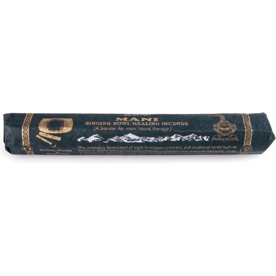 Tibetské vonné tyčinky Singing Bowl Healing Mani 37 ks