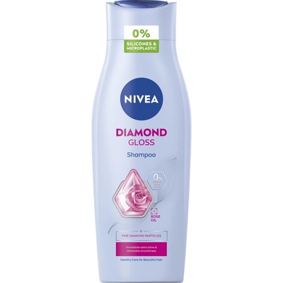 Nivea Hair Care Diamonds Gloss šampón pre oslňujúci lesk 400 ml