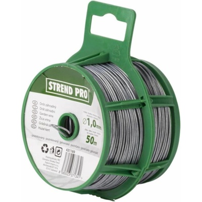 Strend Pro Garden Drát Garden Wire Basket, 1 mm, vázací, zahradní, L-50 m, Zn