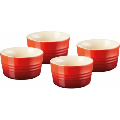 Le Creuset 79109100600000 Mističky na pečení a servírování 8 cm višňové 4 ks