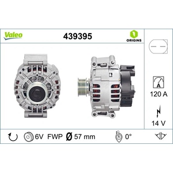 generátor VALEO 439395