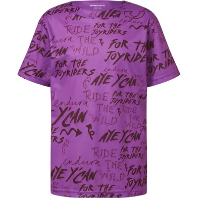 Endura Детска спортна тениска Endura Kid's SingleTrack Core Tee Sport shirt - End Purple - размер 13/14 Years (704-5988-0314)