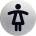 Piktogram WC dámy