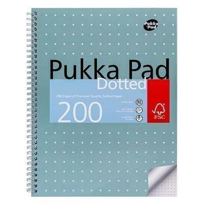 Pukka Pad Spirálový sešit Metallic Jotta A4 tečkovaný