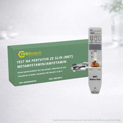 1stepbiotest Test na pervitin metamfetaminy ze slin 1 ks