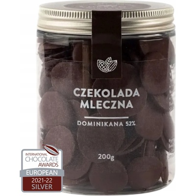 Deseo Mliečna čokoláda Dominikana 52% Čokoládové dropsy 200 g