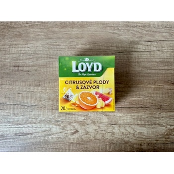 Loyd pyramida Citrusové plody & Zázvor 20 x 2 g