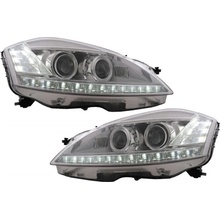 KITT LED Headlights suitable for Mercedes S-Class W221 2005-2009 Facelift Look LHD