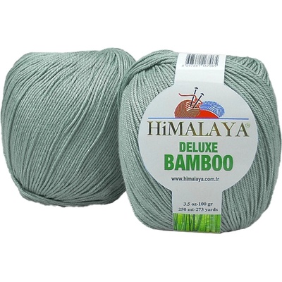Himalaya příze DeLuxe Bamboo 124-41 zelenošedá