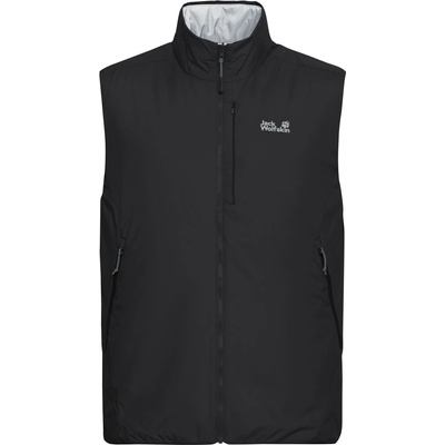 Jack Wolfskin Мъжки синтетичен елек Jack Wolfskin Trail Light Insulation 2in1 Vest Synthetic vest - Black - размер XXL (032-1722-0115)