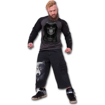 Image 1 of SPIRAL мъжки шорти 3/4 SPIRAL - Wolf Чи - Черен - T118M705