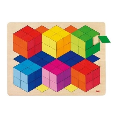 Goki - Дървен пъзел 3D (57664)