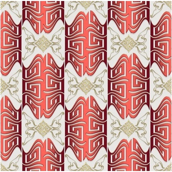 Image 1 of Тапет хартиен Грета червен