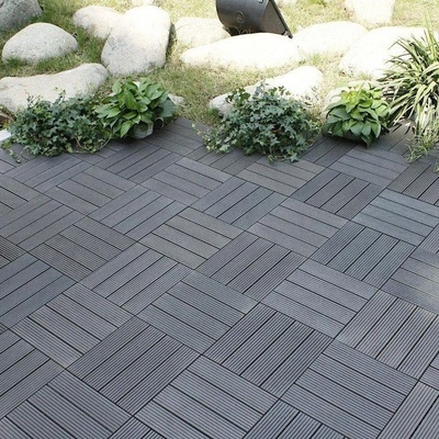 Progarden Dlaždice terasové polywood šedá KO-X64000020 sada 6 ks