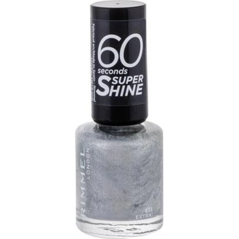 Rimmel 60 Seconds Super Shine бързосъхнещ лак за нокти 8 ml нюанс 833 Extra!