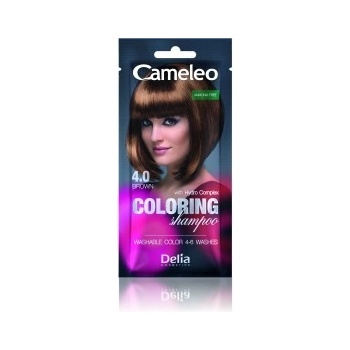 Delia Cameleo tonovací šampon 4,0 BROWN