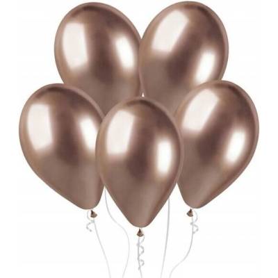 Grabo BALÓNEK chromový latexový rose gold 33 cm