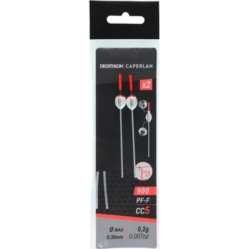 CAPERLAN Set 2 plavákov na lov kapra na plávanú PF-F900 CC5 0,2g