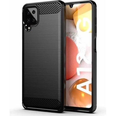Pouzdro Carbon Case Samsung Galaxy A12 černé – Zboží Živě