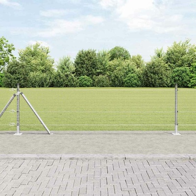 vidaXL Svařovaná drátěná plotina s betonovou základnou 25 x 0,4 m