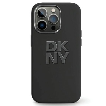 DKNY Калъф DKNY Liquid Silicone Metal Logo, съвместим с iPhone 15 Pro Max черен (DKHCP15XSMCBSK) (DKHCP15XSMCBSK)