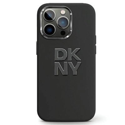 DKNY Калъф DKNY Liquid Silicone Metal Logo, съвместим с iPhone 15 Pro Max черен (DKHCP15XSMCBSK) (DKHCP15XSMCBSK)
