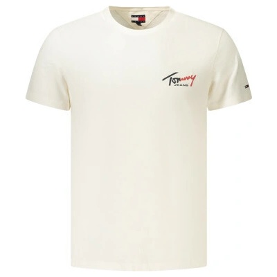 Tommy Hilfiger stylové pánské tričko s krátkým rukávem White