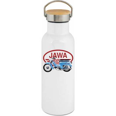123TRIKO termoska Jawa Pionýr modrý logo V20 500 ml
