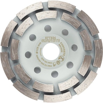Graphite Kotouč diamantový brusný dvouřadý 125 mm 57T324