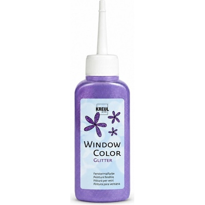 Kreul Window Color Glitter-Violet 80 ml