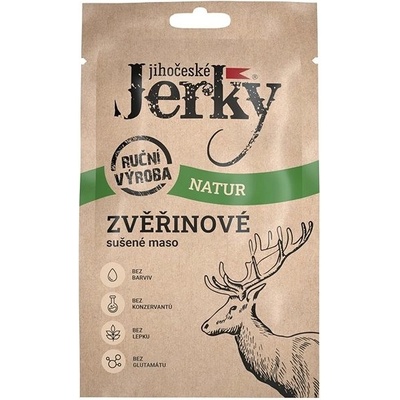 Jihočeské Jerky Jihočeské Jerky zvěřinové natural 20 g