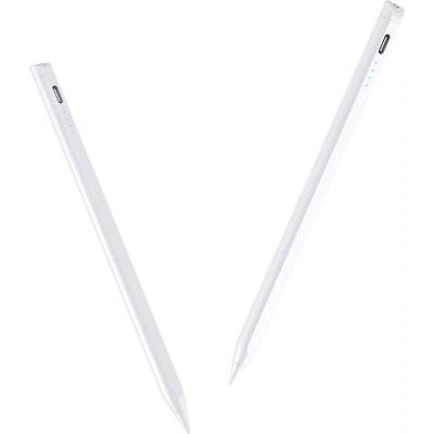 LITO Stylus Pen (T3) - Lito - за Android, iOS, Microsoft, Type-C, бързо зареждане, 90mAh, алуминиева сплав - Бял