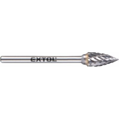 EXTOL INDUSTRIAL fréza karbidová ostrý oblouk 6*13mm, stopka 3mm, 8703863