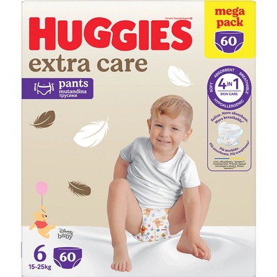 Huggies Extra Care Pants 6 60 ks