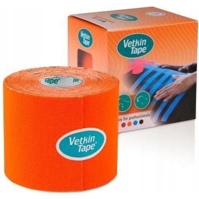 VetkinTape Tejpovací páska oranžová a červená 6 cm x 5 m
