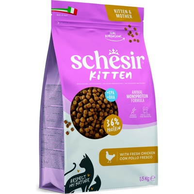 Schesir Cat Animal Monoprotein Kitten kuřecí 1,5 kg
