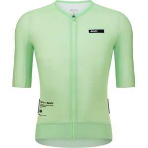 Santini Фланелка с къс ръкав за колоездене Santini Mads Pedersen Momentum Series Short Sleeve Jersey Cycling jersey - Verde Menta (056-4329-0213)